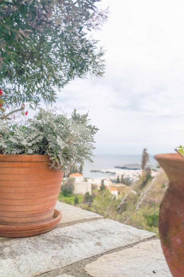 The Walnut Tree - Cycladic Getaway With Sea Views By Explore Andros Lámira 외부 사진