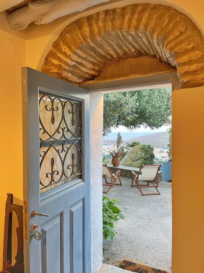 The Walnut Tree - Cycladic Getaway With Sea Views By Explore Andros Lámira 외부 사진