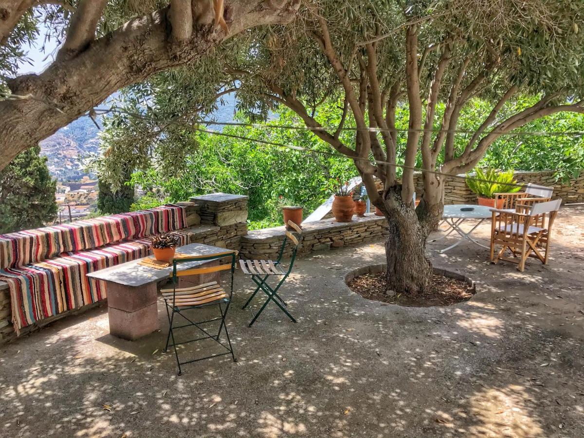 The Walnut Tree - Cycladic Getaway With Sea Views By Explore Andros Lámira 외부 사진